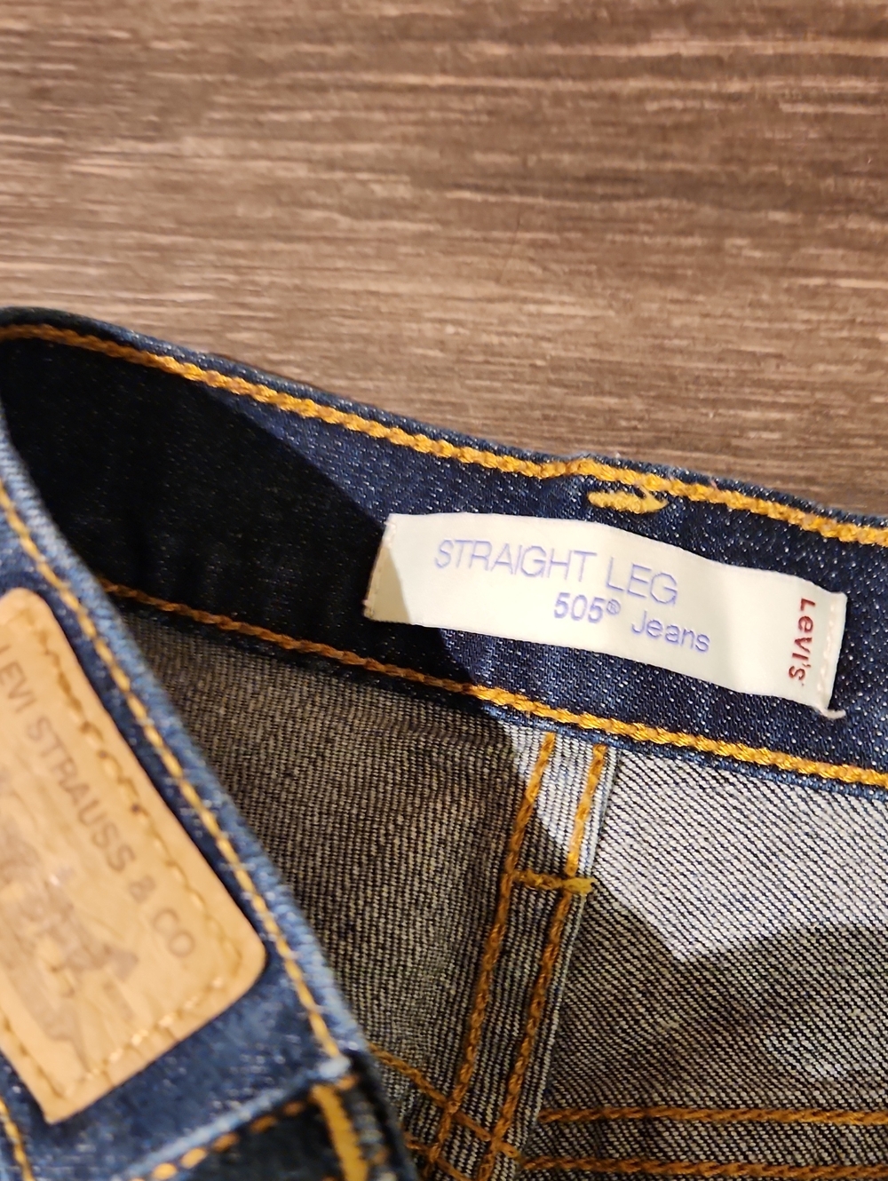 ❤️ LEVIS Y2K 505 STRAIGHT LEG JEANS, 12L (31 LONG) - Picture 9 of 10